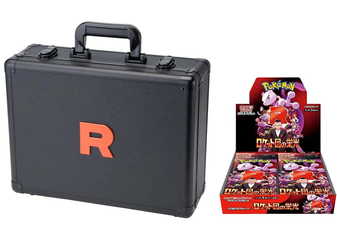 Pokemon Glory of the Rocket Team Attache Case Set  2025 Pokémon Scarlet & Violet