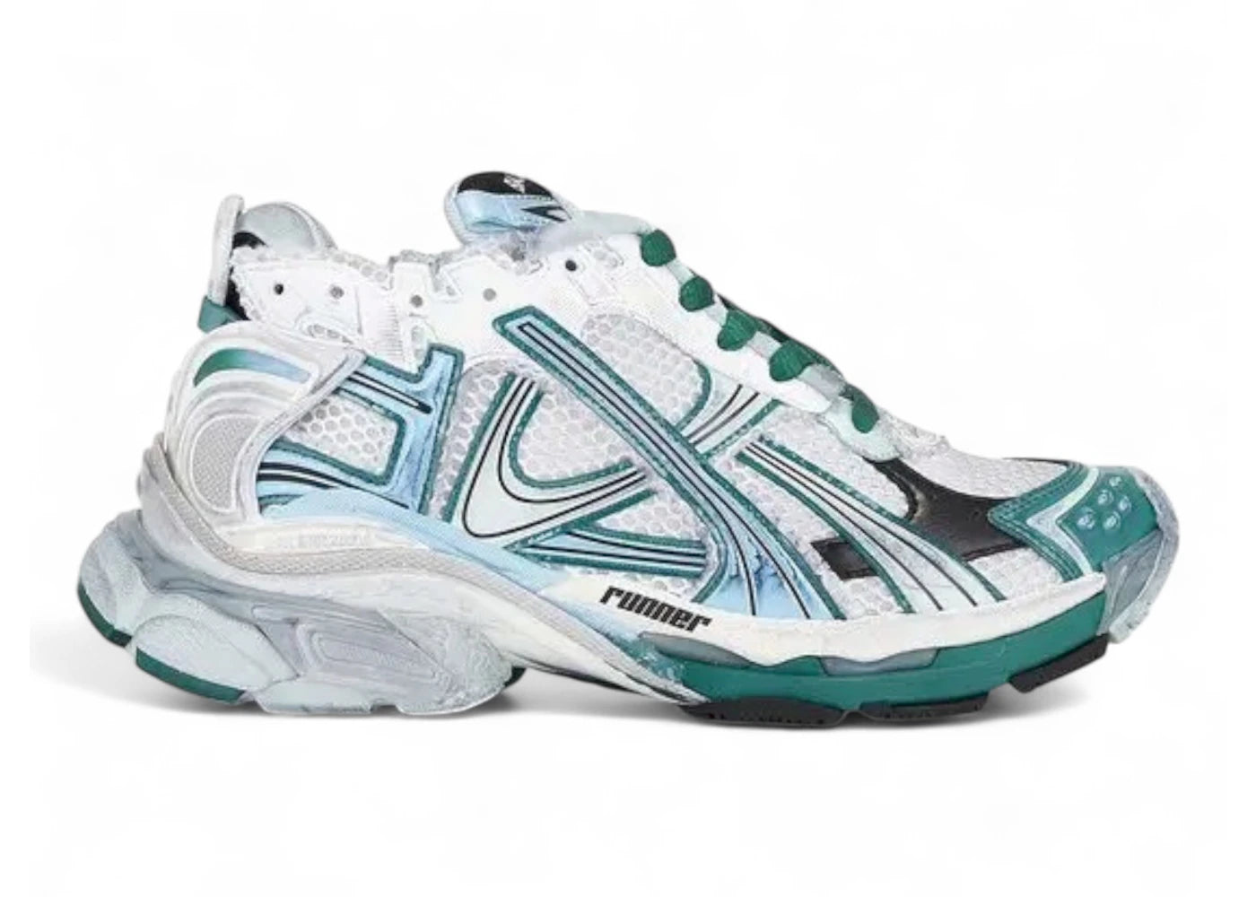 Balenciaga Runner White Teal