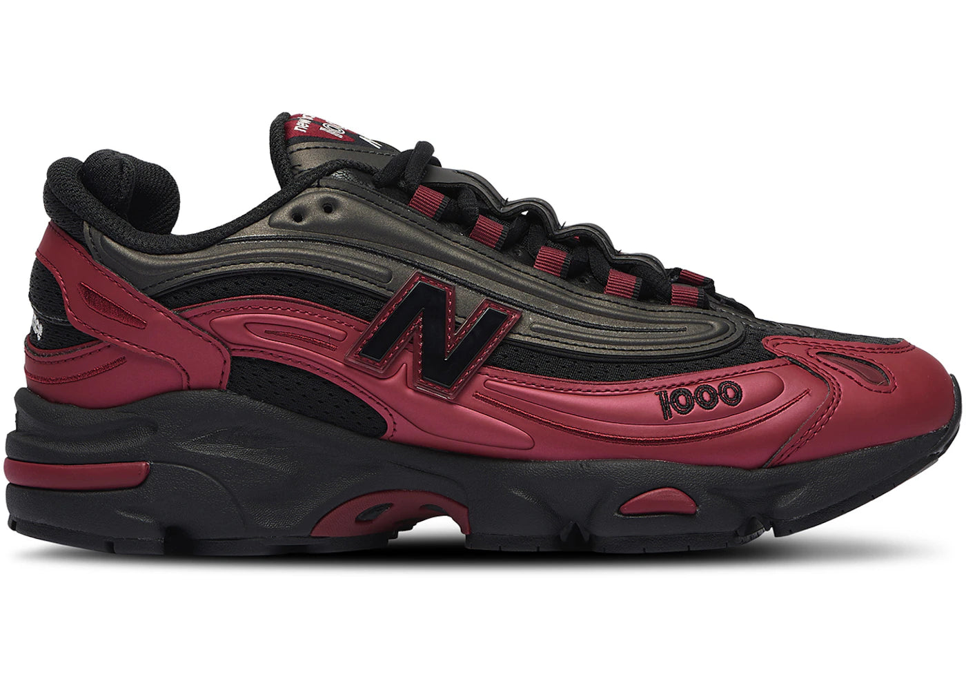 New Balance 1000 Black Burgundy
