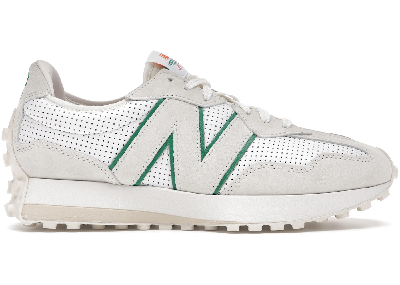 New Balance 327 Casablanca Green Logo