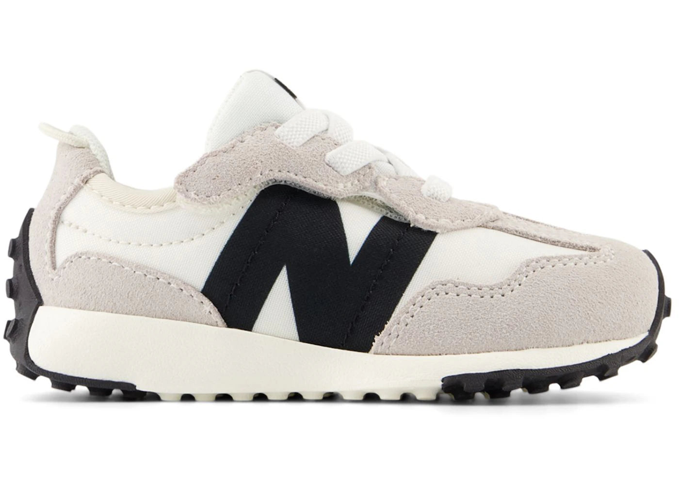 New Balance 327 Hook and Loop Silver Birch Black