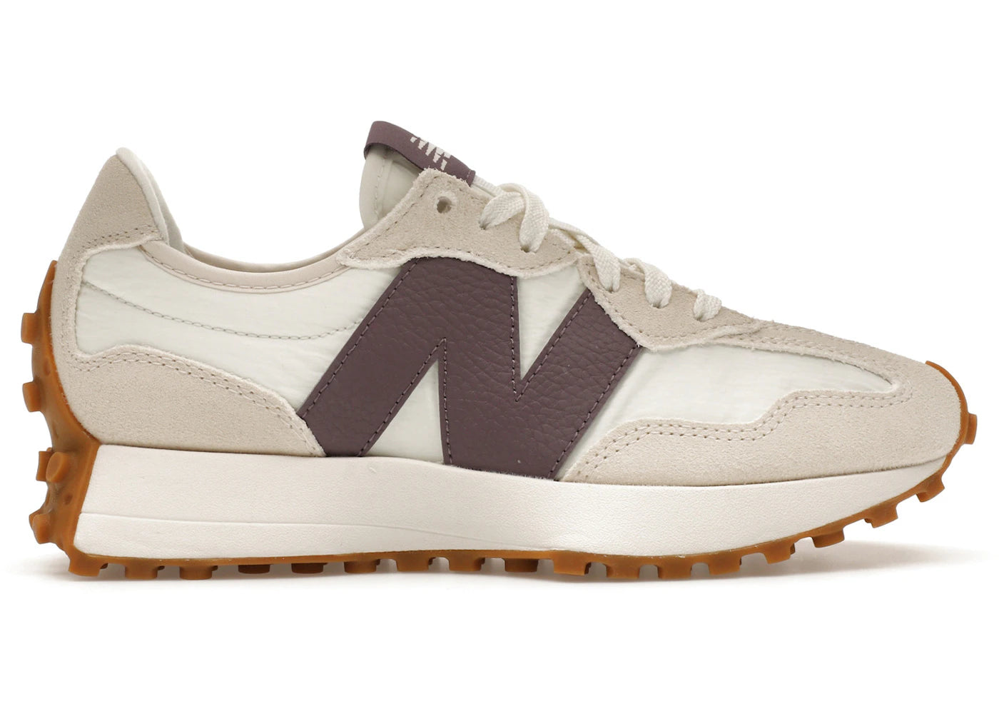 New Balance 327 Linen Sea Salt Dark Ice Wine