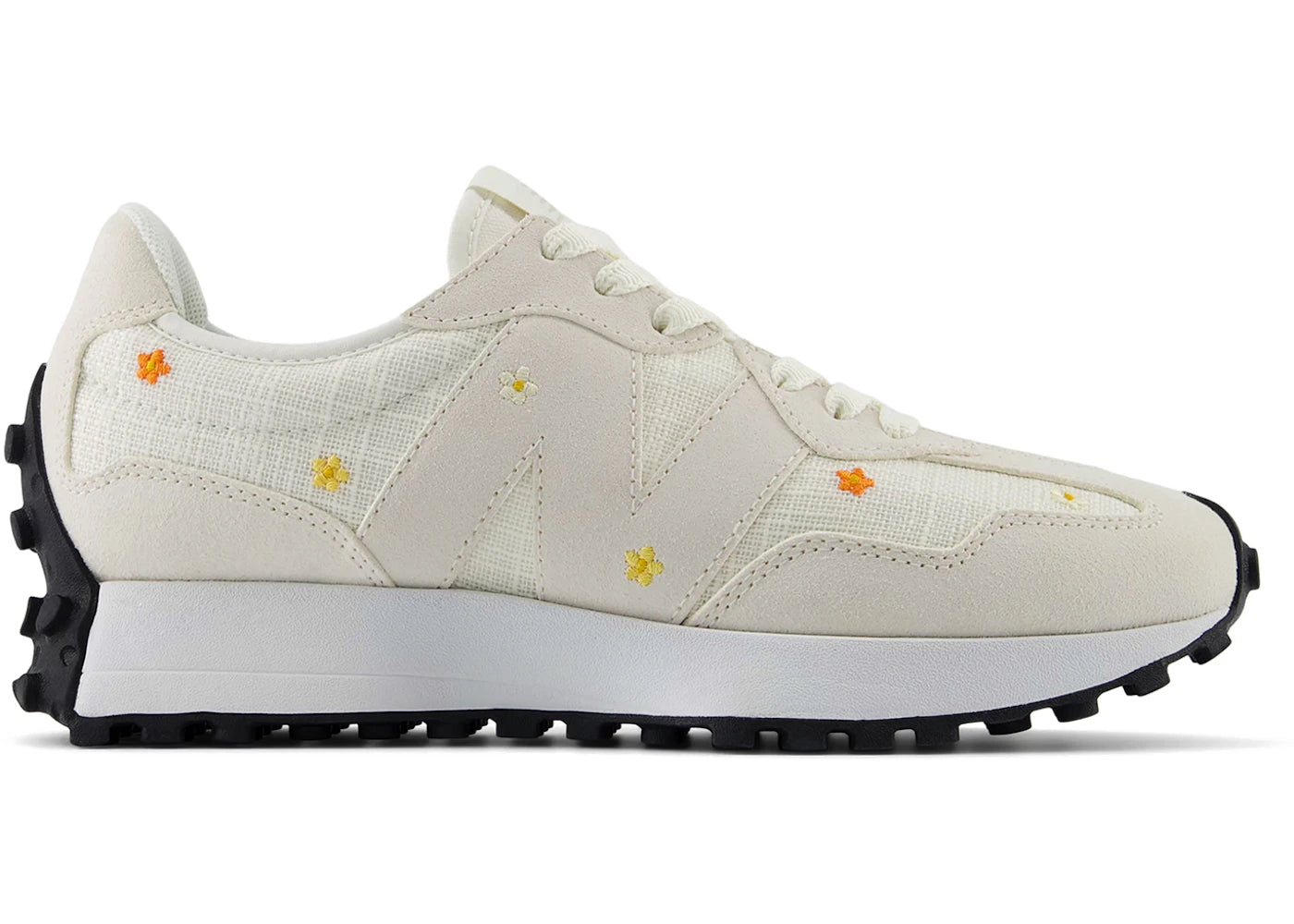 New Balance 327 Sea Salt Floral Embroidery