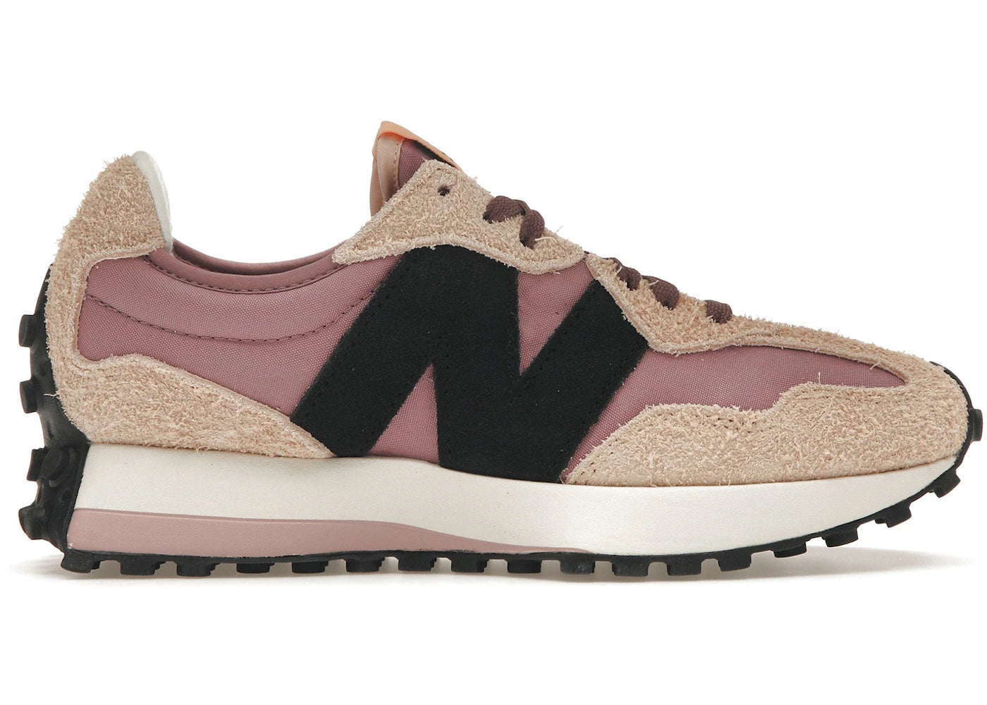 New Balance 327 White Black Pink