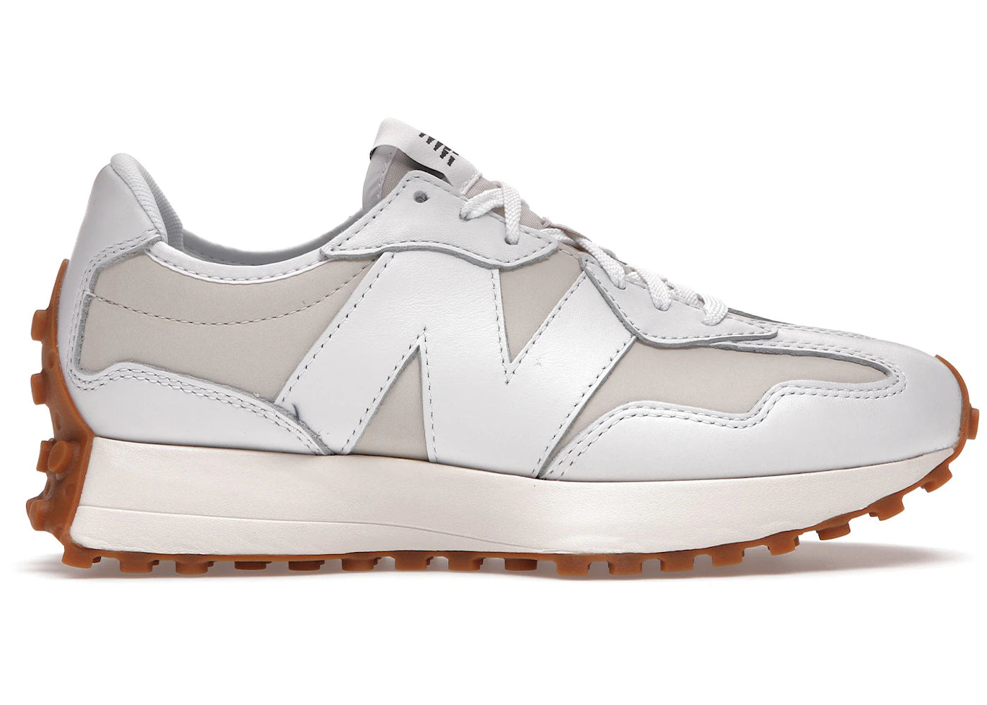 New Balance 327 White Moonbeam Gum