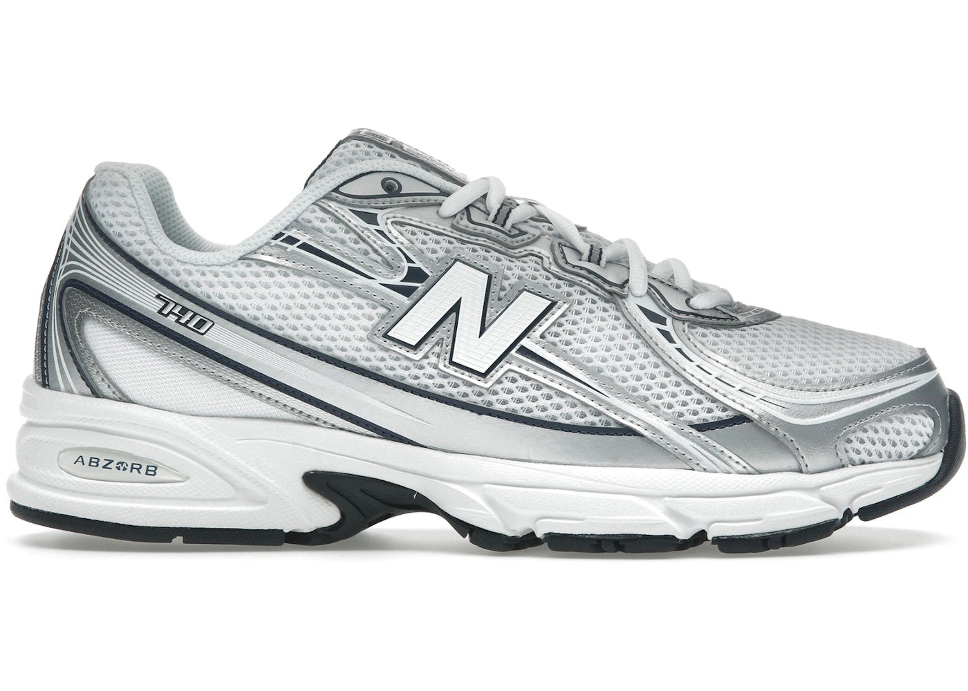 New Balance 740v2 White Shadow Grey Navy