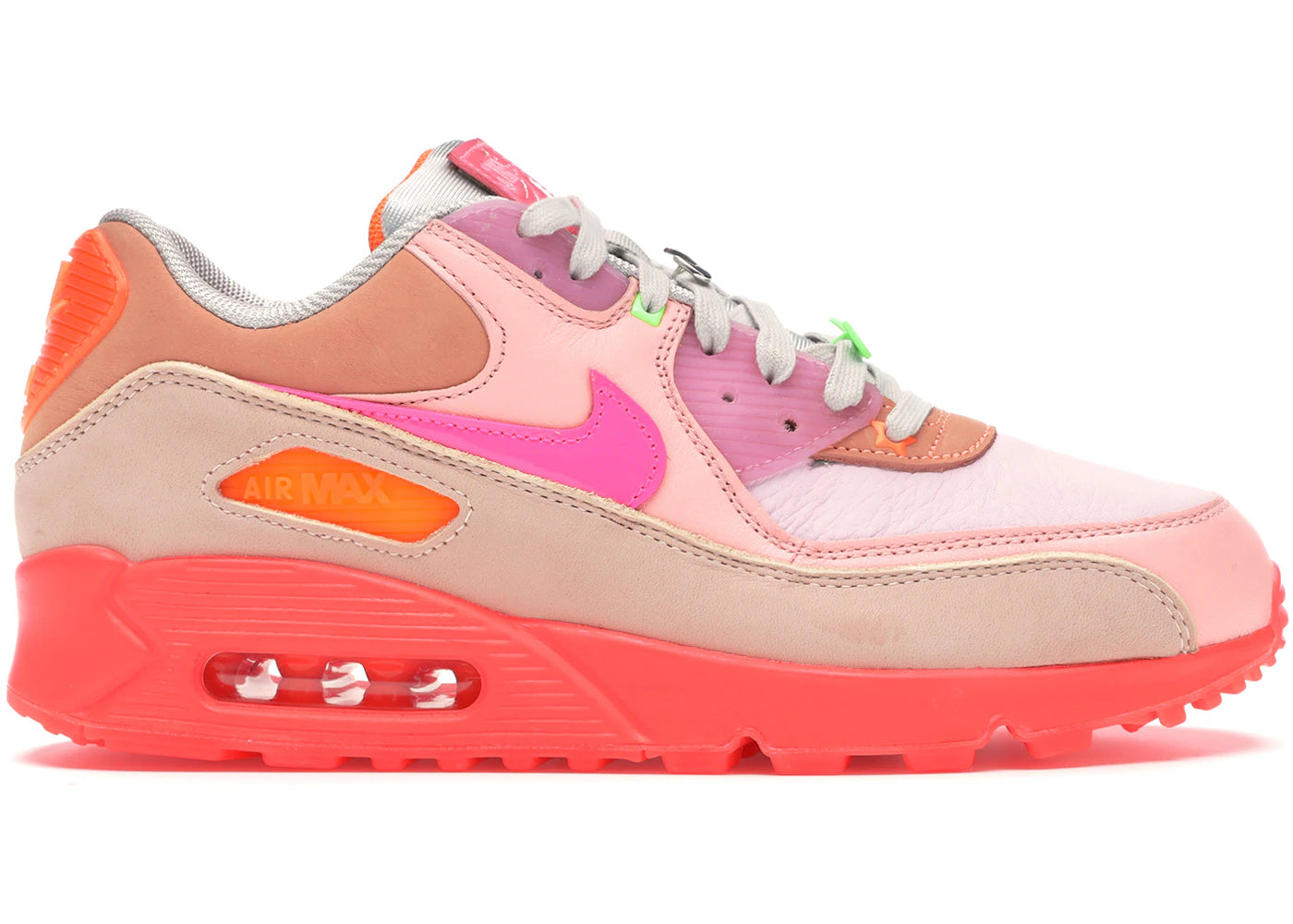 Nike Air Max 90 PRM Platinum Crimson/Bright Purple