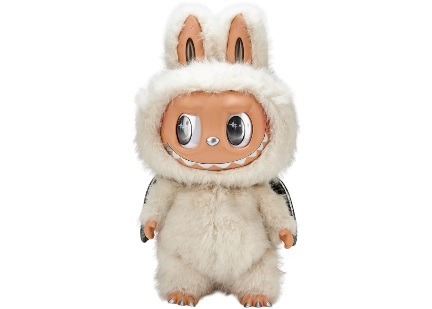 Pop Mart The Monsters Labubu Zimomo Angel in Clouds Figure + Tote Bag