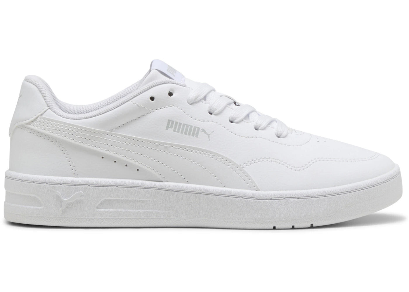 Puma Court Lally White Cool Light Grey