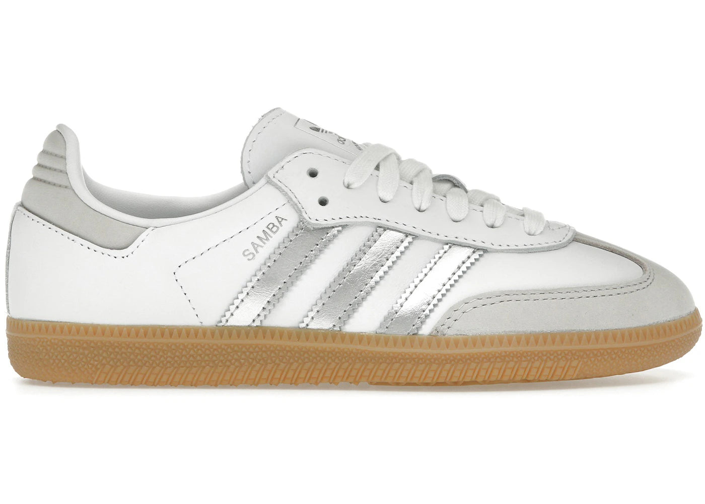 adidas Samba OG White Silver Metallic Grey