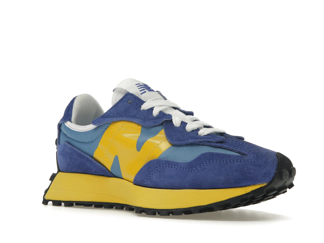 New Balance 327 Warped Essentials Marine Blue Yellow