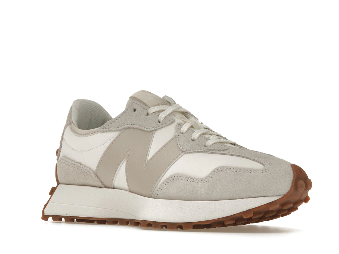 New Balance 327 Beige White Gum Pink