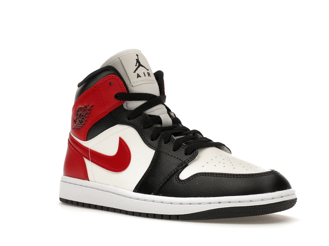 Jordan 1 Mid Gym Red Off Noir