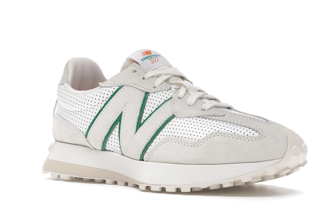 New Balance 327 Casablanca Green Logo