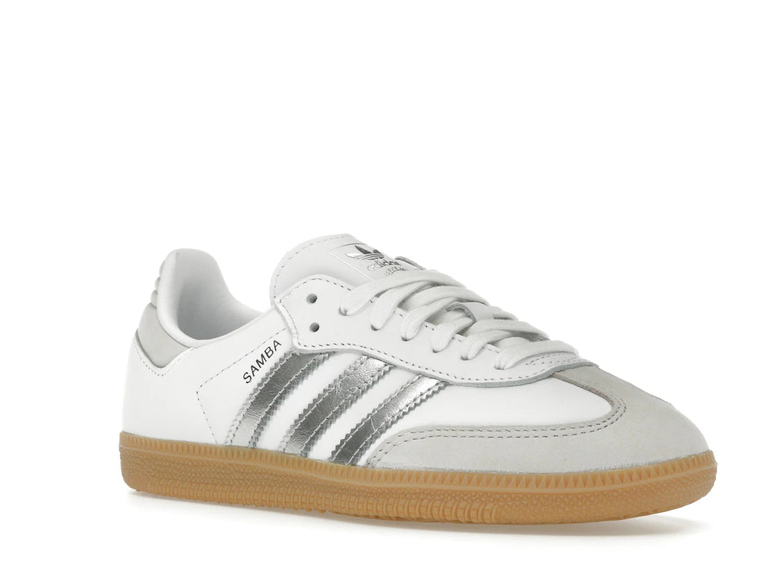 adidas Samba OG White Silver Metallic Grey