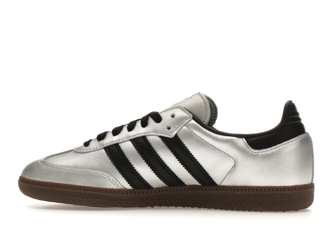 adidas Samba OG Silver Metallic Black Gum