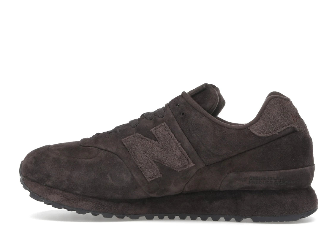 New Balance 574 Legacy Stone Island Ghost Dark Brown