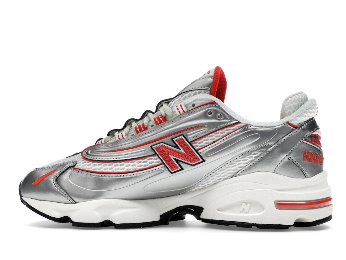 New Balance 1000 thisisneverthat Metallic Silver Red